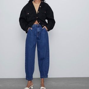 Never worn slouchy jeans!